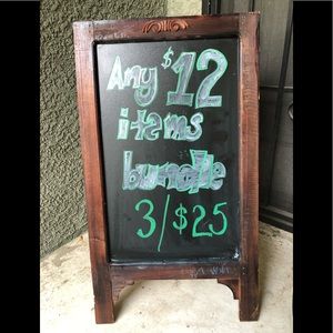 Bundle any 3 $12 items for $25